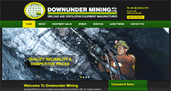 Desktop Screenshot of downundermining.com.au
