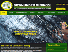 Tablet Screenshot of downundermining.com.au